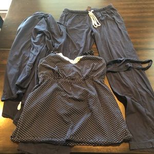 Maternity nursing pajama lot